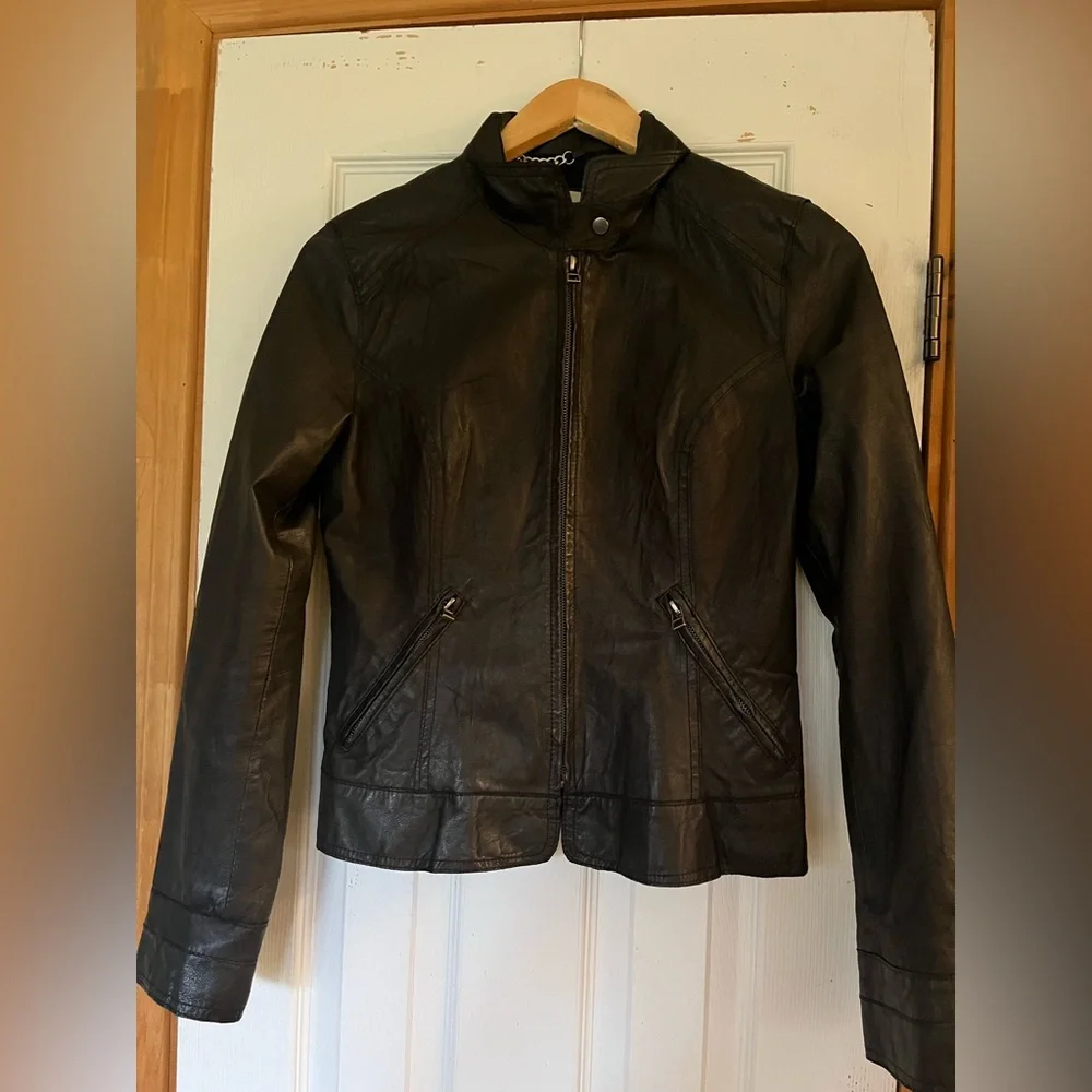 BB Dakota Women's Leather Jacket - Picture 4 of 7